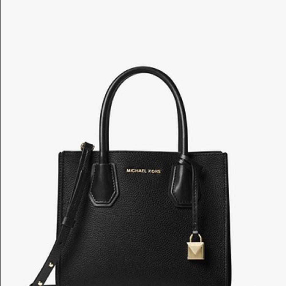 MICHAEL KORS Mercer MD Pebbled Leather Accordion - Picture 5 of 5